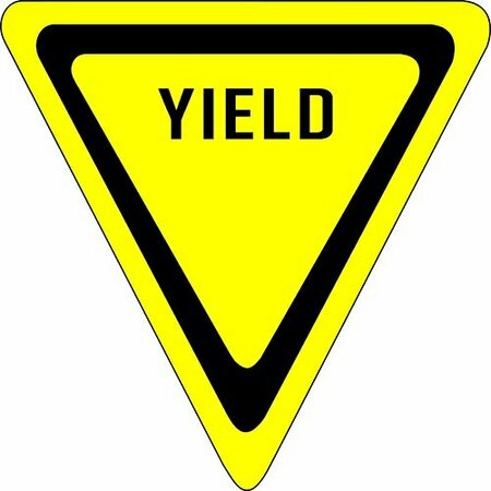 PRISTINE PRODUCTS Yield Floor Sign. stY24yb